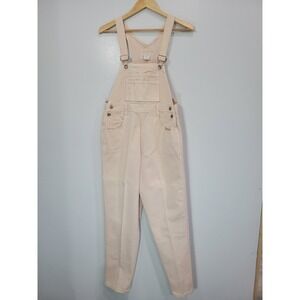 Vintage 90s Victorias Secret Moda International Pink Denim Overalls Tapered M